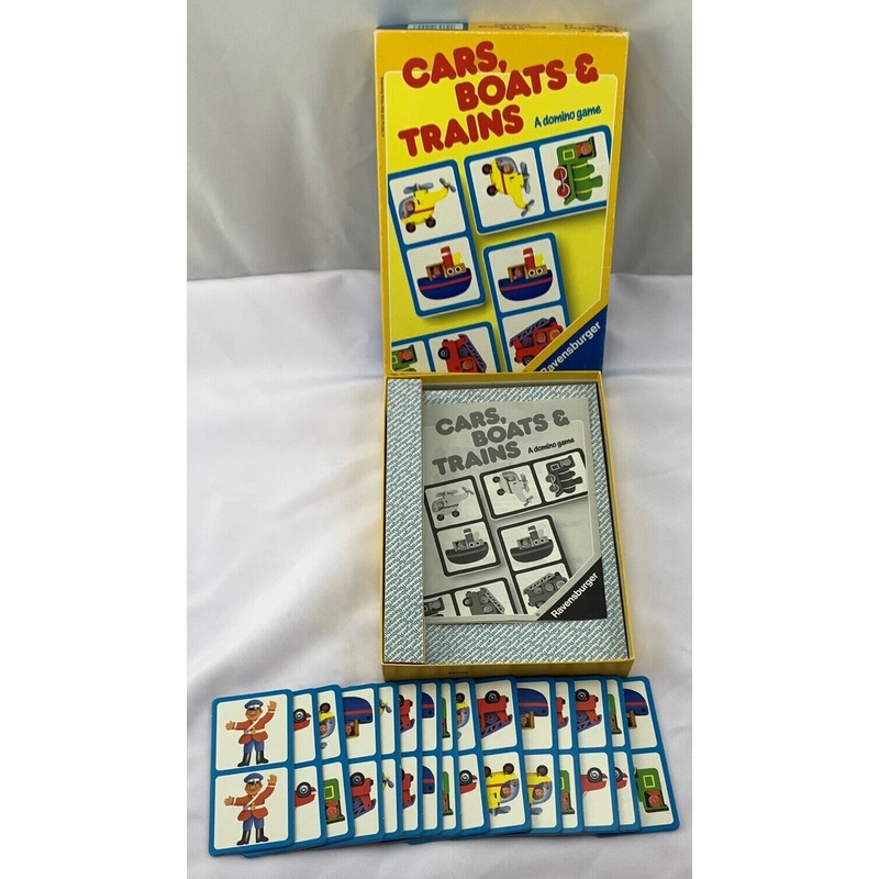 Cars, Boats, & Trains Game – 1993 – Ravensburger – Great Condition