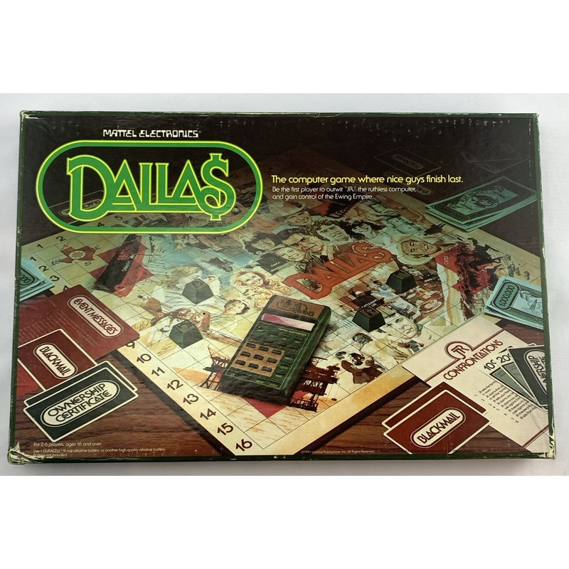 Dallas Board Game – 1981 – Mattel Electronics – New