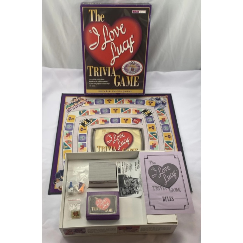 I Love Lucy Trivia Game – 1998 – Talicor – Great Condition