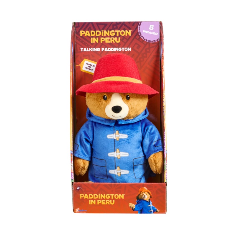 Paddington in Peru Talking Soft Toy