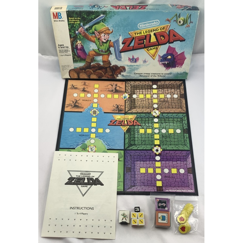 The Legend of Zelda Board Game – Milton Bradley – Very Good Condition