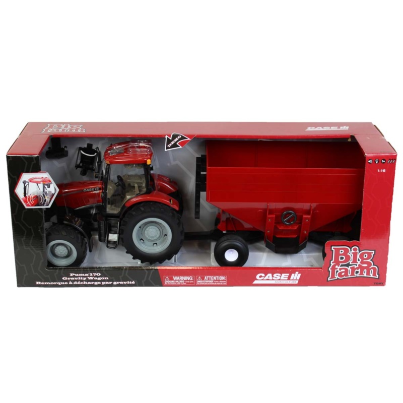 Tomy – 47246 | Big Farm 1/16 Case IH Puma 170 With Gravity Wagon