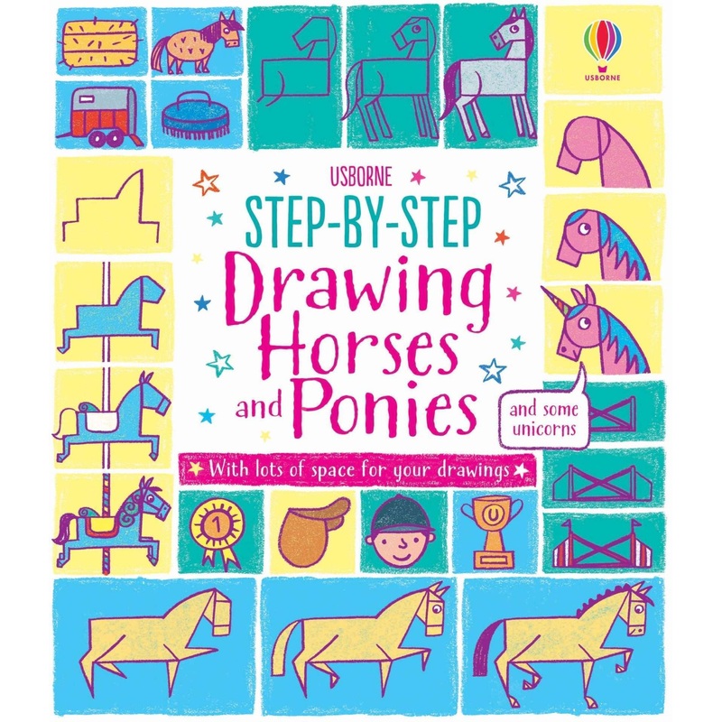 Usborne Step By Step Drawing Horses & Ponies
