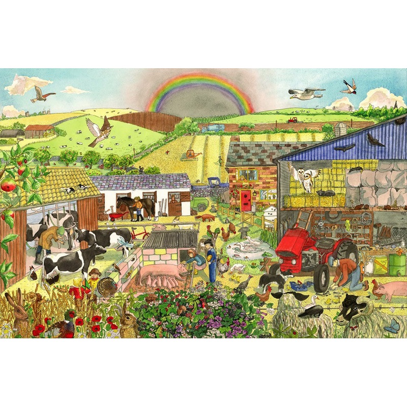 BigJigs 24 Piece Farm Puzzle