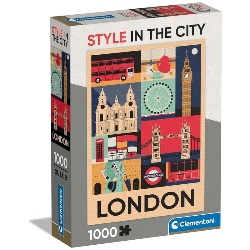 Clementoni – Puzzle 1000 piece Style in the City London
