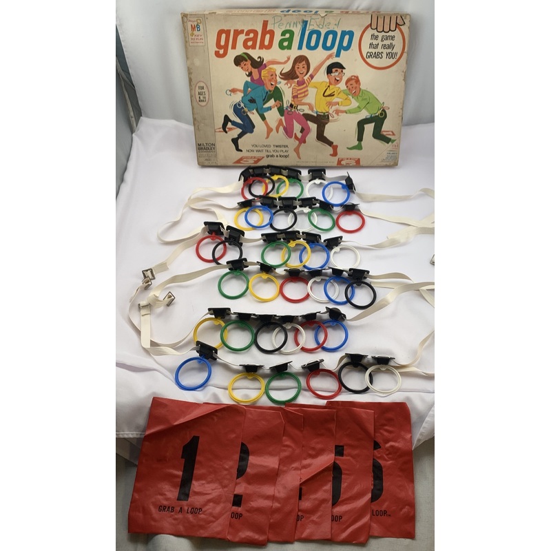 Grab a Loop Game – 1968 – Milton Bradley – Good Condition