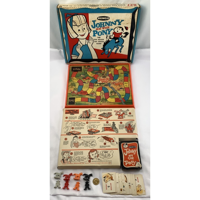 Johnny on the Pony Game – 1959 – Remco – Great Condition