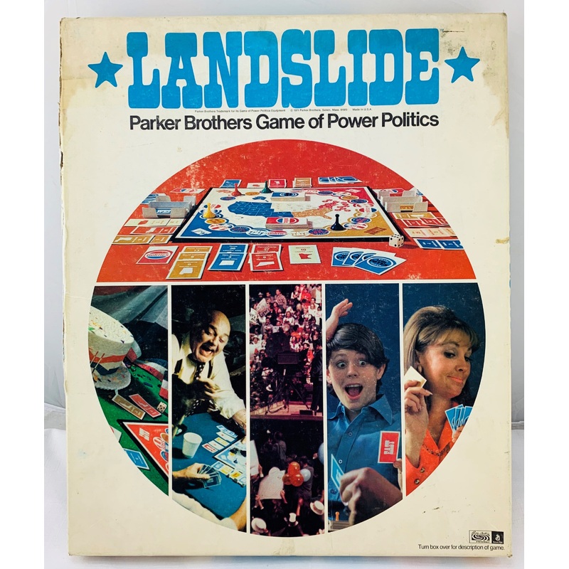 Landslide Game – 1971 – Parker Brothers – Very Good Condition