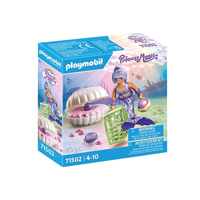 Playmobil – 71502 | Princess Magic: Mermaid with Pearl Seashell