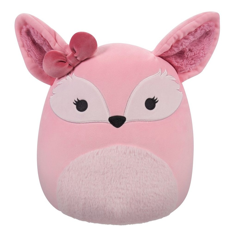 Squishmallows – 12 – Miracle Pink Fennec Fox w/bow