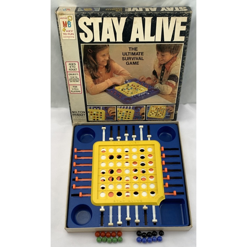 Stay Alive Game – 1978 – Milton Bradley – Good Condition