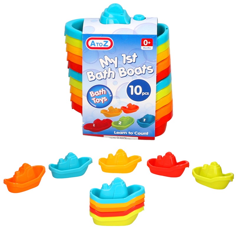 Bath Boats 10 Piece Set