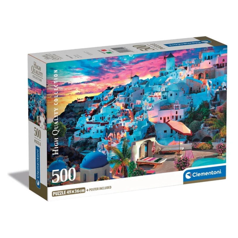 Clemintomi Greek View 500 Piece Jigsaw