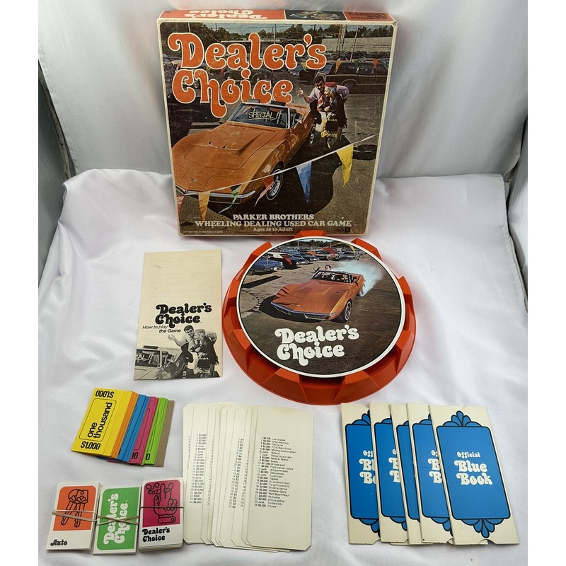 Dealer’s Choice Game – 1972 – Parker Brothers – Great Condition