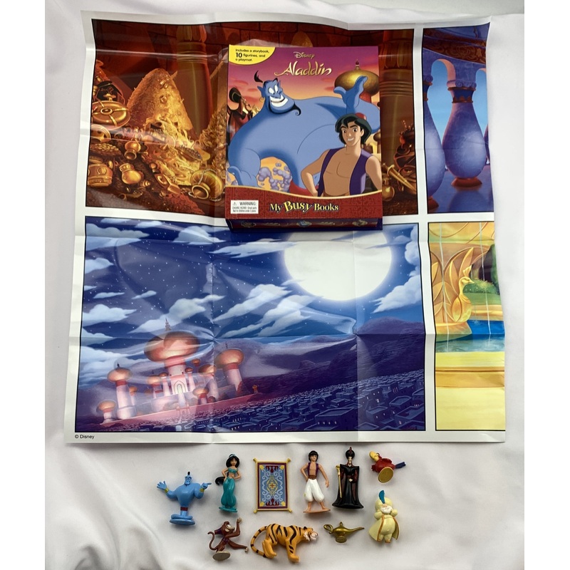Disney’s Aladdin My Busy Books- 2019 – Great Condition