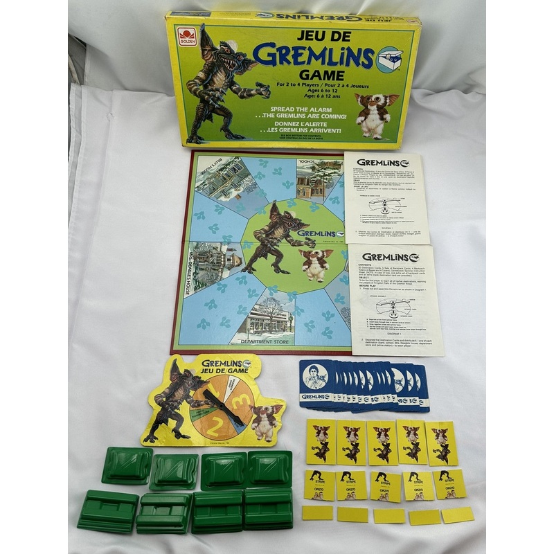 Gremlins Game – 1984 – Golden – Great Condition