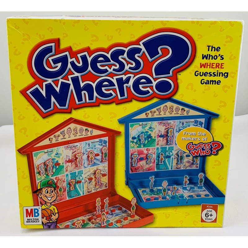 Guess Where Game – 2004 – Milton Bradley – Great Condition