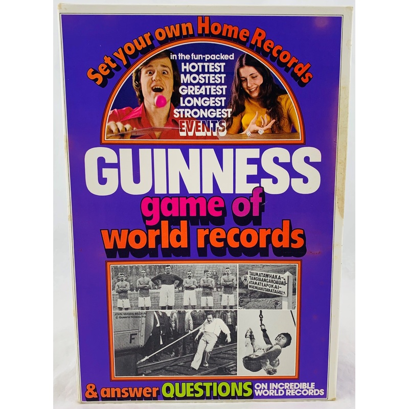 Guinness Game of World Records – 1975 – Parker Brothers – New