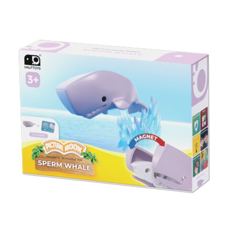 Halftoys Picture book – Sperm Whale