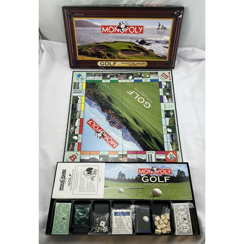 Monopoly Golf Signature Holes Edition – 2005 – USAopoly – Great Condition