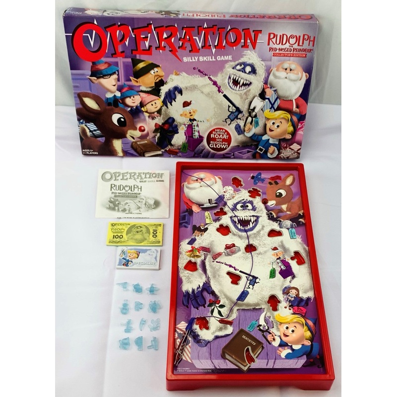 Rudolph Operation Game – 2012 – USAopoly – Great Condition