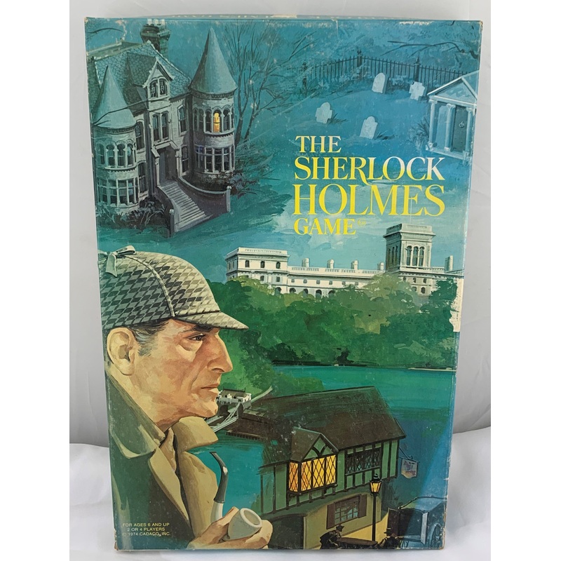 Sherlock Holmes Game – 1974 – Cadaco – Great Condition