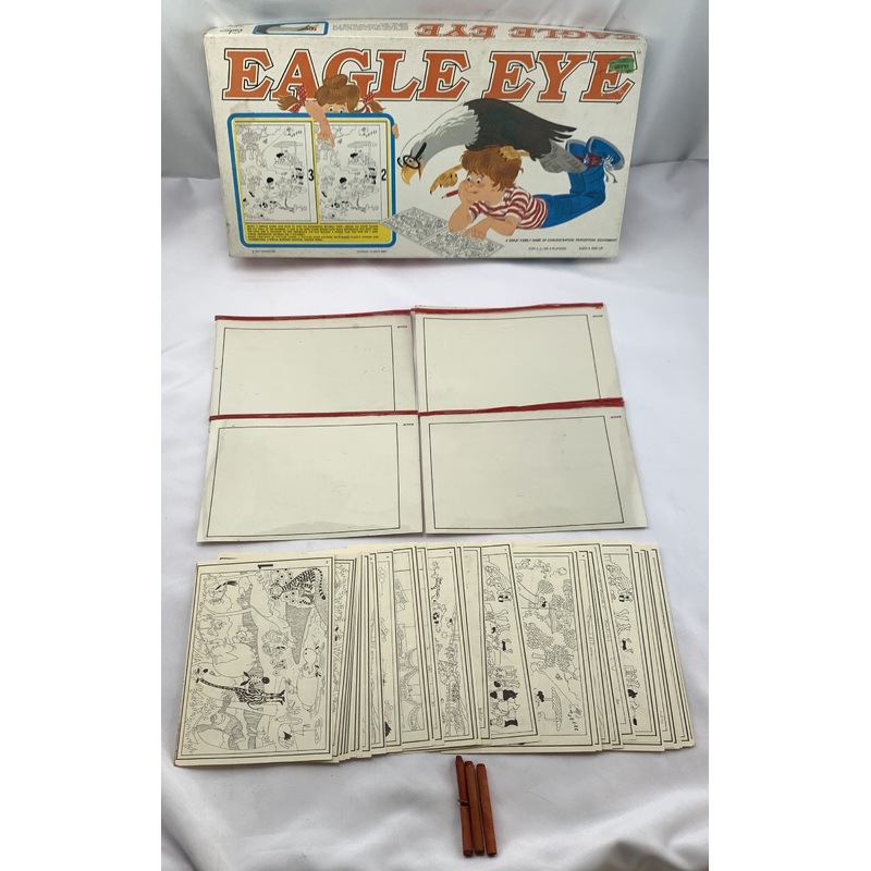 Eagle Eye Board Game – 1977 – Cadaco – Great Condition