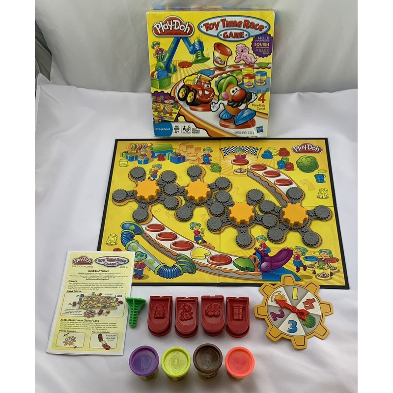 Play-Doh Toy Time Race Game – 2010 – Hasbro – Great Condition