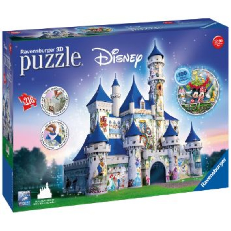 Ravensburger  Disney Castle 3D Puzzle 216 Piece Ji