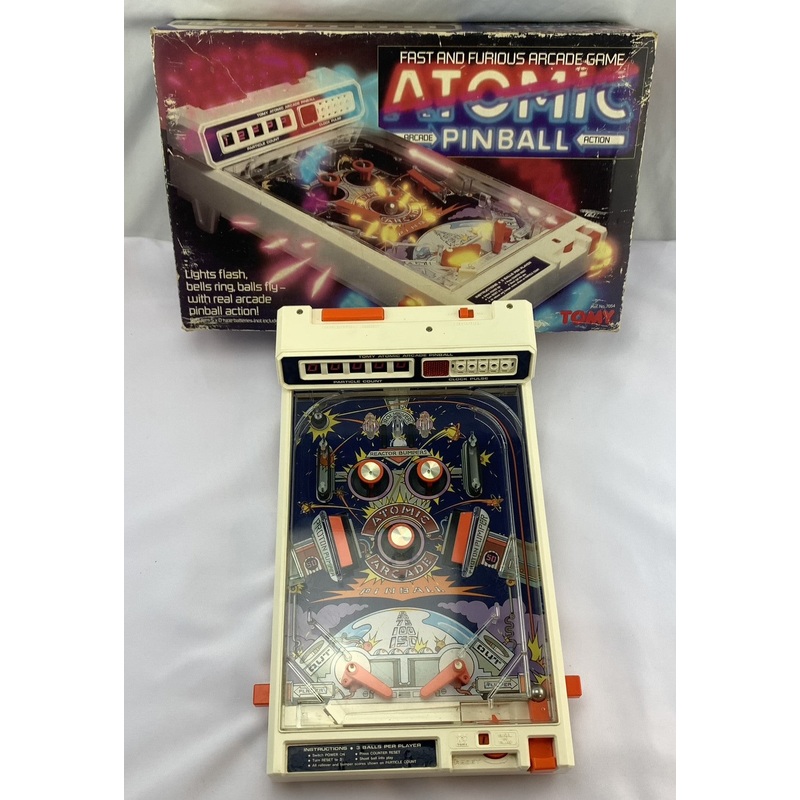 TOMY Atomic Pinball Game – 1979 – Great Condition