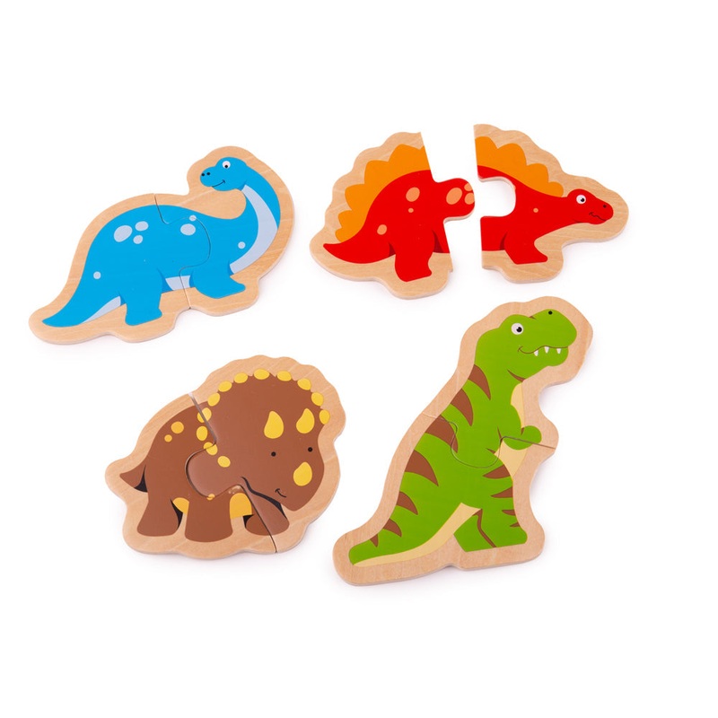 Two Piece Puzzles – Dinosaur