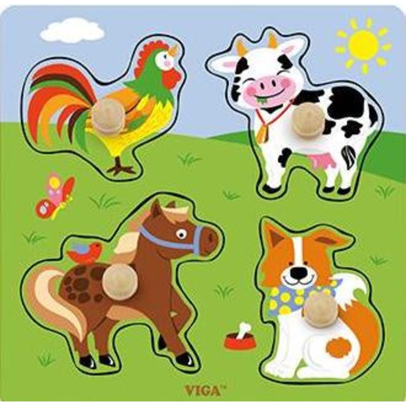 Viga – Big Knob Puzzle Farm Animals