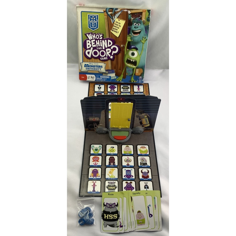 Who’s Behind The Door Game? Monsters University – 2013 – Spin Master – Great Condition