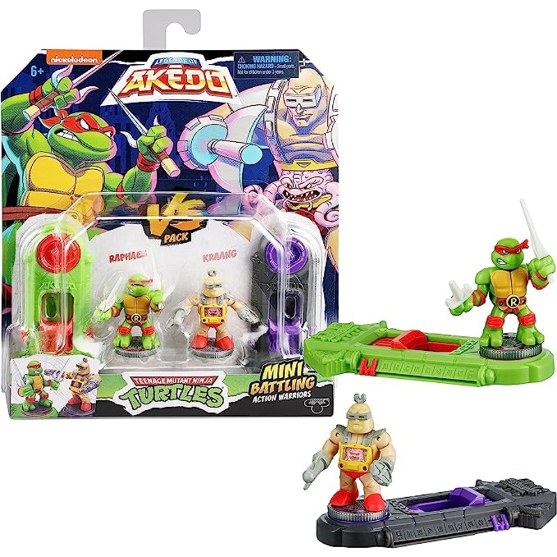 Akedo TMNT Versus Pack Raphael Vs Kraang