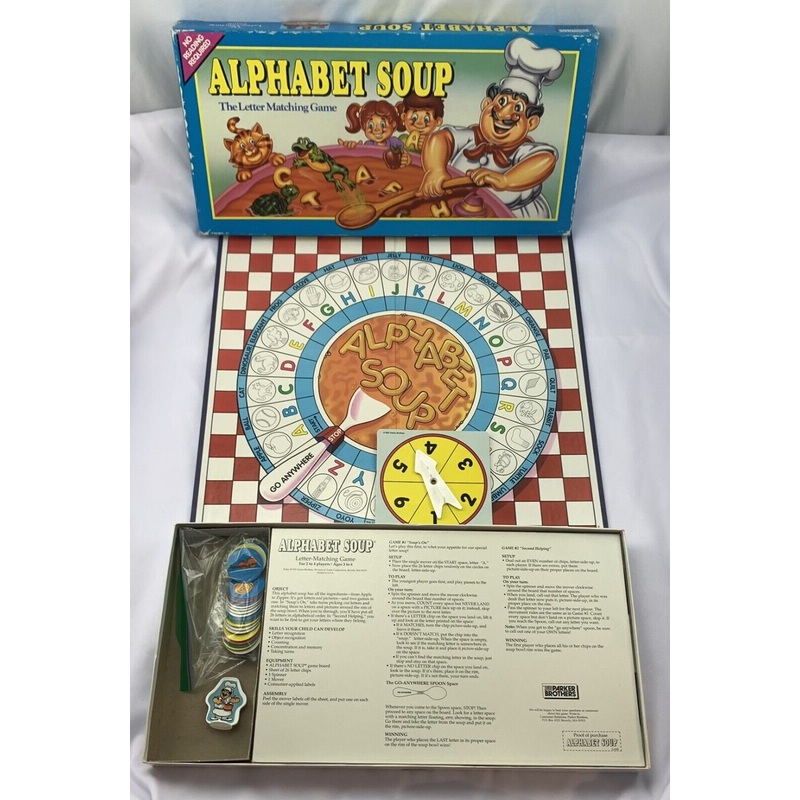 Alphabet Soup Game – 1992 – Parker Brothers – Great Condition