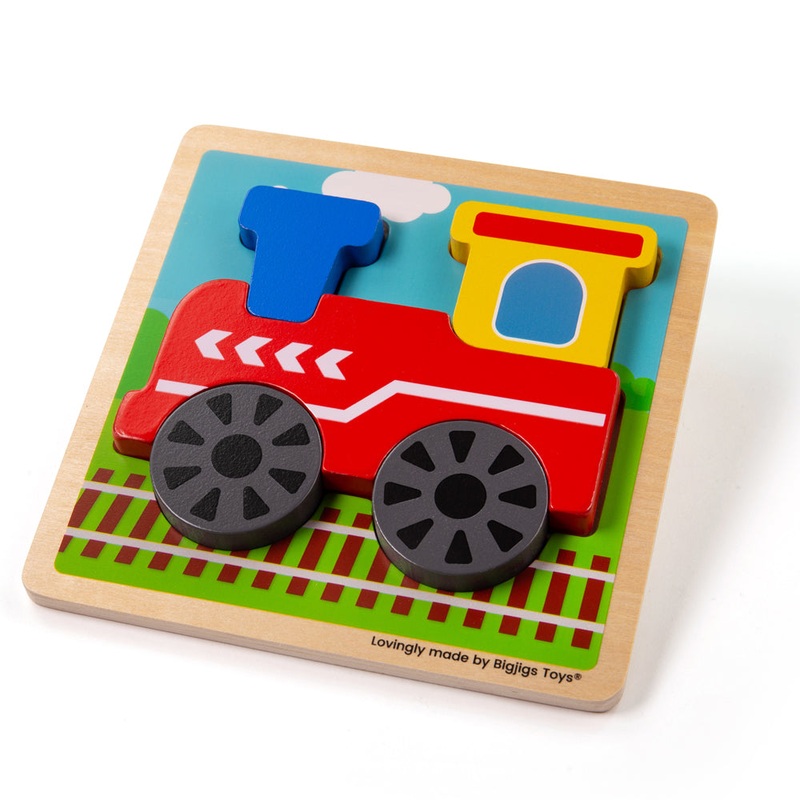 Chunky Lift-Out Puzzle – Train