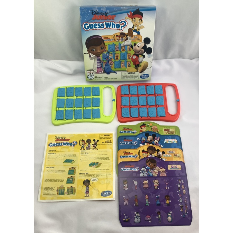 Disney Junior Guess Who Game – 2013 – Hasbro – Great Condition