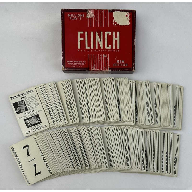 Flinch Game – 1951 – Parker Brothers – Good Condition