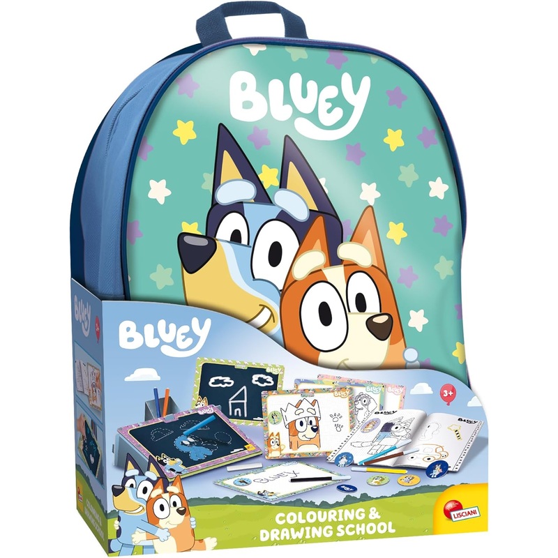 Lisciani Bluey Colouring & Drawing Backpack