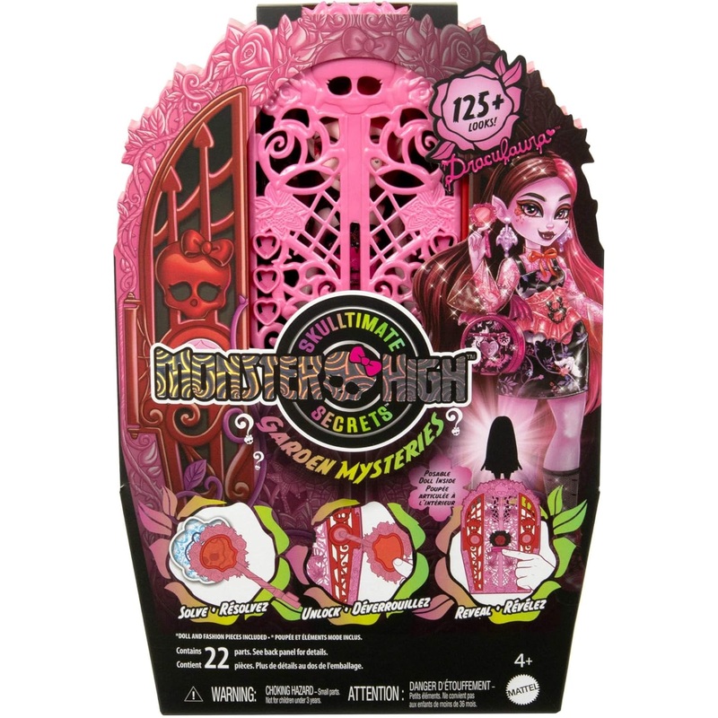 Monster High Skulltimate Secrets Garden Mysteries Playset, Draculaura