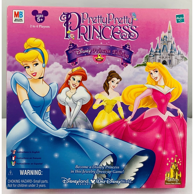 Pretty Pretty Princess Disney Princess Edition – 2002 – Milton Bradley – Great Condition