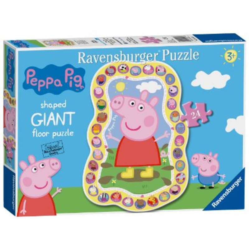 Ravensburger Peppa Pig Shaped Floor Puzzle 24 Piec