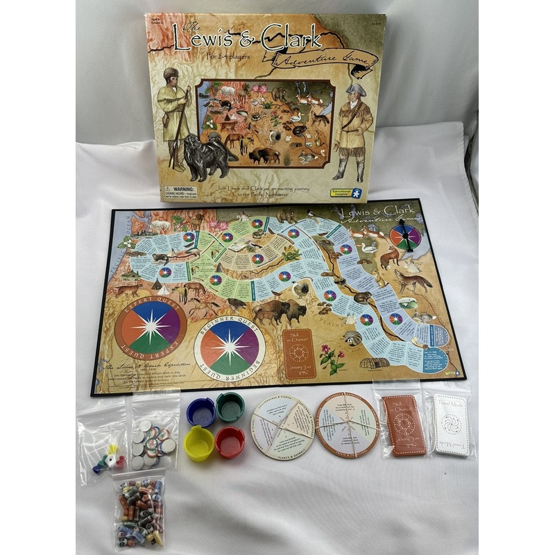 The Lewis & Clark Adventure Game – 2003 – Educational Insights – Great Condition