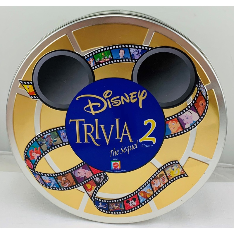 The Wonderful World of Disney Trivia 2: The Sequel Game – Mattel – Great Condition