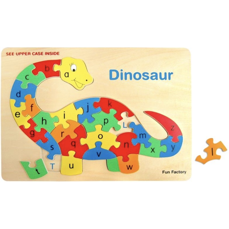 Fun Factory – Puzzle Raised Dinosaur Alphabet