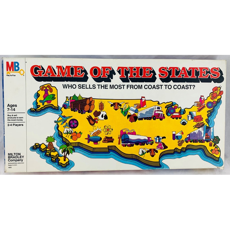 Game of the States – 1979 – Milton Bradley – Very Good Condition