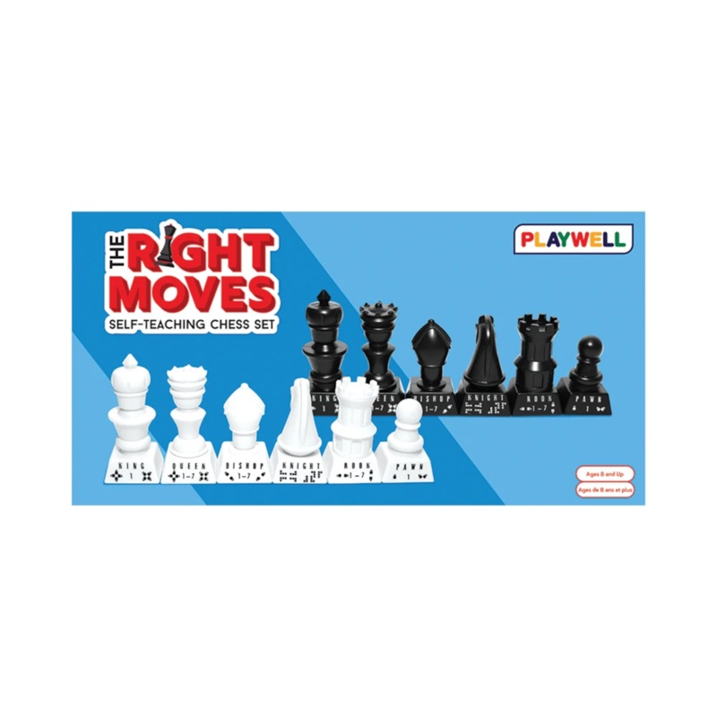 Playwell – 4550 | The Right Moves: Self-Teaching Chess Set