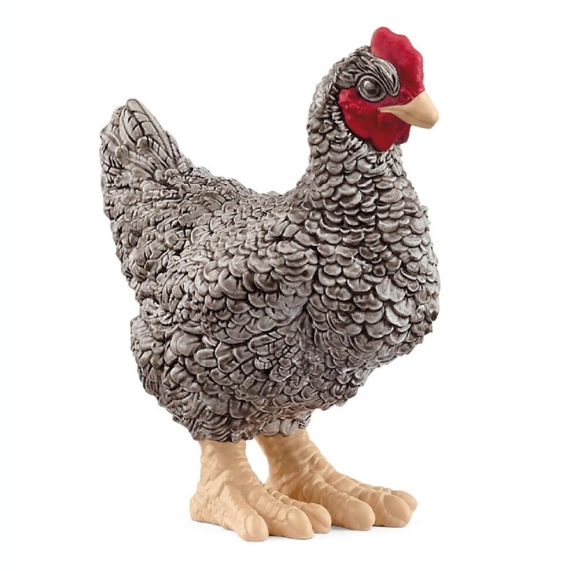 Schleich – 13997 | Farm World – Plymouth Rock Chicken