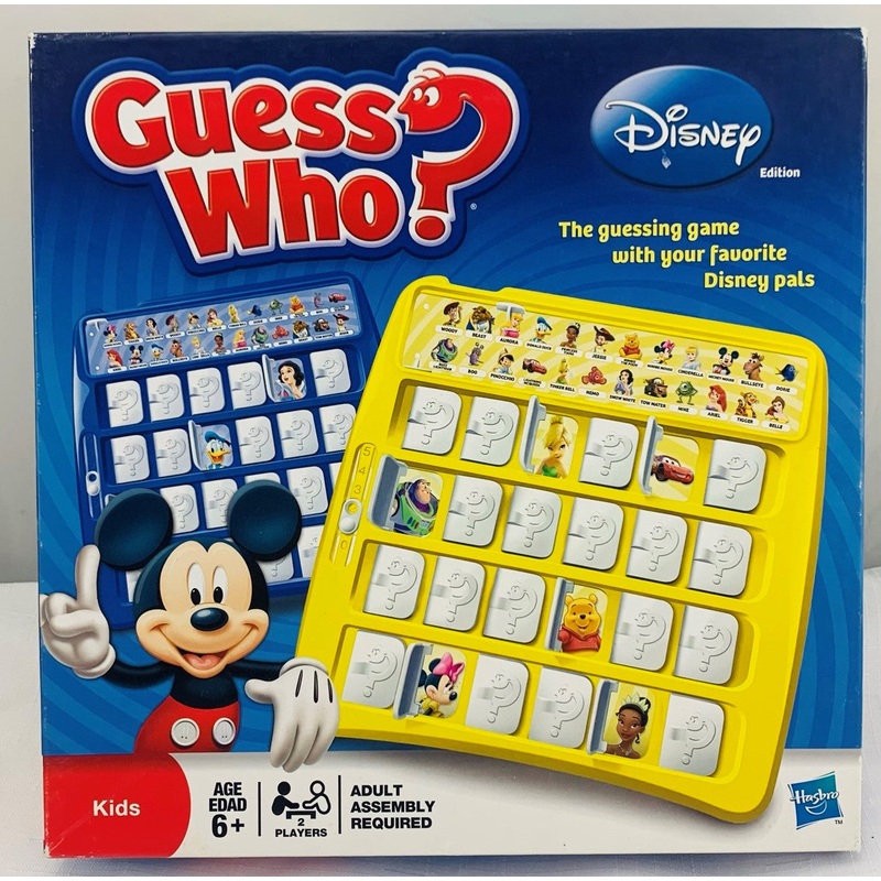 Disney Guess Who Game – 2009 – Hasbro – Great Condition