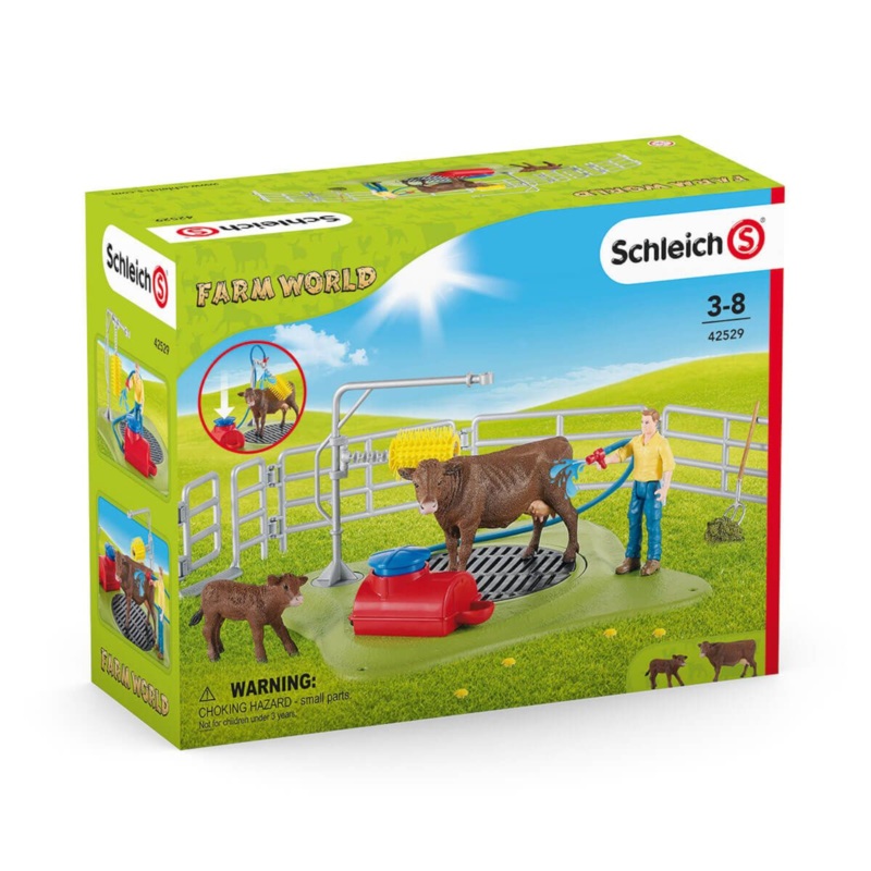 Schleich – 42529 | Farm World: Happy Cow Wash